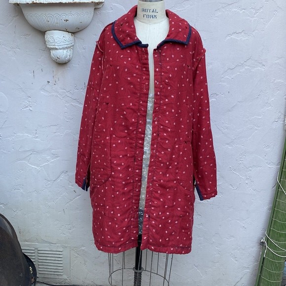 LADY LANCASTER The Market Jacket Coat Vintage Quilt Handmade Wearable Art - Picture 6 of 16